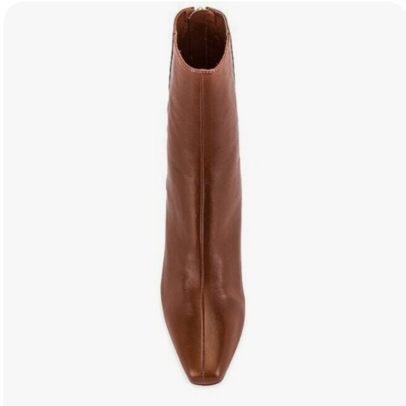 Black Suede Studio Laura Boots in Cognac - Picture 3 of 11